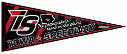 Iowa Speedway "Fastest Short Track" NASCAR Auto Racing Official Felt Collector's Pennant - Rico Inc.