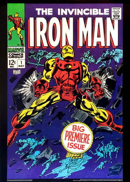The Invincible Iron Man #1 (May 1968) Vintage Marvel Cover 20x28 Poster Reproduction