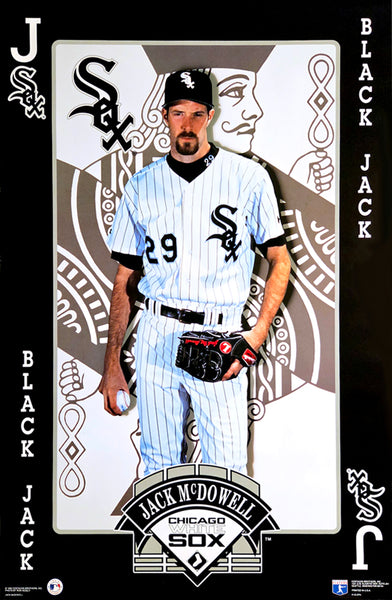 Jack McDowell "Black Jack" (1993) Chicago White Sox MLB Theme Poster - Costacos Final Stock Collection