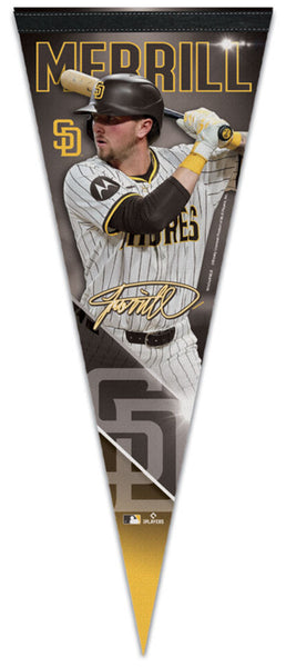 Jackson Merrill MLB Signature Series San Diego Padres Official Premium Felt Pennant - Wincraft