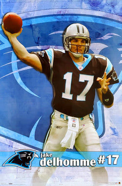 Jake Delhomme "Panther Power" Carolina Panthers Poster - Costacos 2006