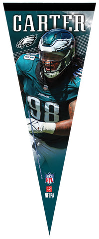 *SHIPS 2/6* Jalen Carter Philadelphia Eagles Superstar Action Premium Felt Collector's PENNANT - Wincraft