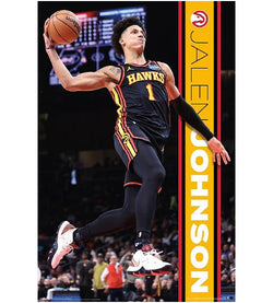 Jalen Johnson "Soaring Slam" Atlanta Hawks NBA Basketball Poster - Costacos 2026