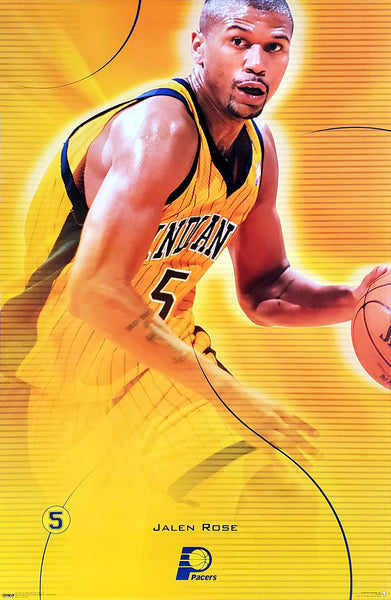 Jalen Rose "Intensity" Indiana Pacers NBA Action Poster - Costacos 2000