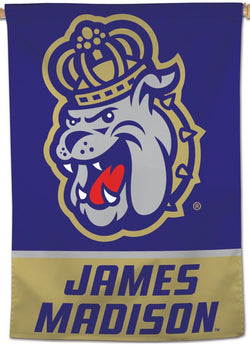 James Madison Dukes Official NCAA Team Logo NCAA Premium 28x40 Wall Banner - Wincraft Inc.