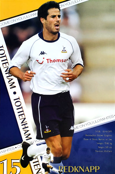 Jamie Redknapp "Tottenham Action" EPL Soccer Football Poster - U.K. 2003
