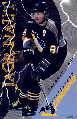 Jaromir Jagr "Jagr-Naut" Pittsburgh Penguins NHL Action Poster - Costacos 2000