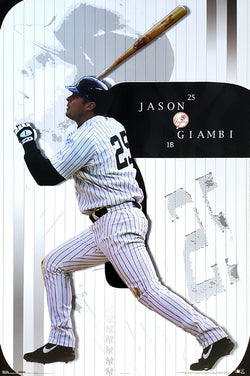 Jason Giambi "Pinstripes" New York Yankees MLB Action Poster - Costacos 2002