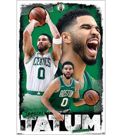 Jayson Tatum "Intensity" Boston Celtics NBA Basketball Action Poster - Costacos 2026