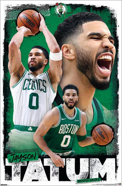 Jayson Tatum "Intensity" Boston Celtics NBA Basketball Action Poster - Costacos 2026