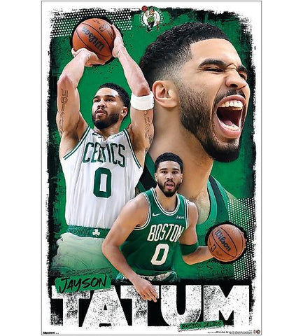 Jayson Tatum "Intensity" Boston Celtics NBA Basketball Action Poster - Costacos 2026