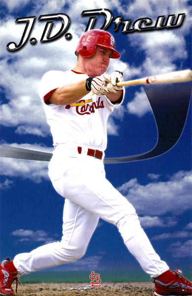 JD Drew "Blast" St. Louis Cardinals MLB Action Poster - Costacos 1999