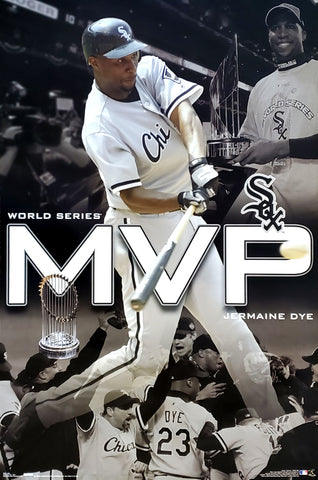 Jermaine Dye 2005 World Series MVP Chicago White Sox Poster - Costacos Sports