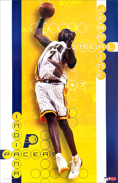Jermaine O'Neal "Power Play" Indiana Pacers Poster - Starline 2003