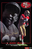 Jerry Rice NFL All-Time Touchdown Reception Leader 1992 San Francisco 49ers Poster - Costacos Final Stock Collection