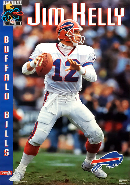 Jim Kelly "Classic" Buffalo Bills Vintage Original NFL Poster - Costacos 1992
