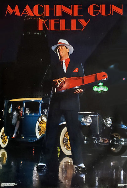 Jim Kelly "Machine Gun Kelly" Buffalo Bills Vintage Original 1987 NFL Theme Poster - Costacos Final Stock Collection