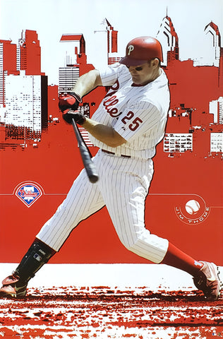 Jim Thome "Downtown" Philadelphia Phillies MLB Poster - Costacos 2003