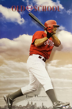 Jim Thome "Old School" Philadelphia Phillies Poster - Starline 2003