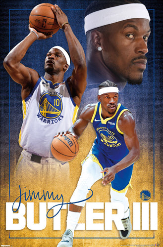 Jimmy Butler "The Warrior" Golden State Warriors NBA Basketball Poster - Costacos 2025