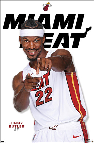 Jimmy Butler "Superstar" Miami Heat Official NBA Basketball Poster - Costacos 2023