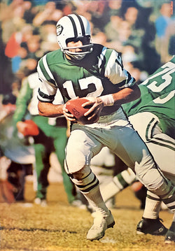 Joe Namath New York Jets Sports Illustrated Vintage Original Poster (1968) - Renselaar Corp. #8A12