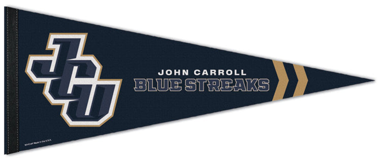 John Carroll University Blue Streaks NCAA Team Logo Premium Felt Penna ...