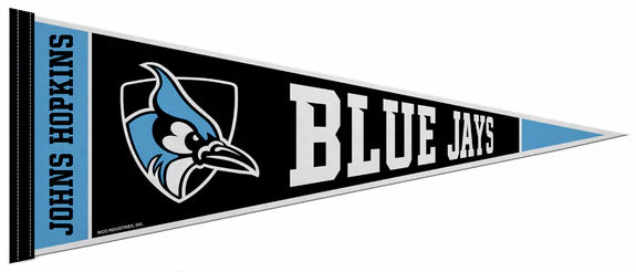 Johns Hopkins University Blue Jays Official NCAA Team Felt Pennant - Rico