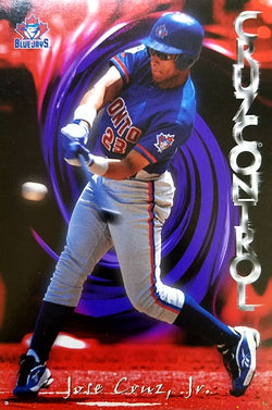 Jose Cruz Jr. "Cruz Control" Toronto Blue Jays Poster - Costacos 1998