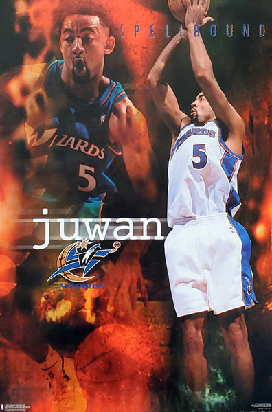 Juwan Howard "Spellbound" Washington Wizards NBA Action Poster - Costacos 1997