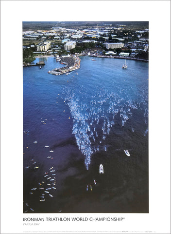 Ironman Triathlon World Championship at Kailua Bay, Hawaii Premium Poster Print - Velo 2003