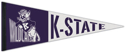 Kansas State Wildcats Retro 1970s "Leaning Willie" Style NCAA Premium Felt Collector's Pennant - Wincraft