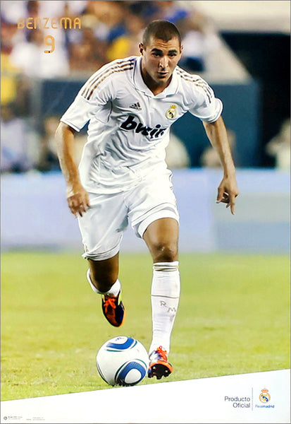 Karim Benzema "Matchday" Real Madrid Soccer Football Poster - G.E. (Spain) 2012