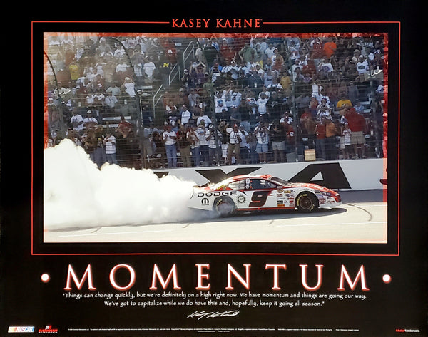 Kasey Kahne "Momentum" (Victory at Texas) NASCAR Racing Poster - Time Factory 2006