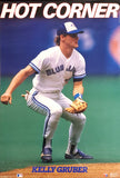 Kelly Gruber "Hot Corner" Toronto Blue Jays 1990 MLB Action Poster - Costacos Final Stock Collection