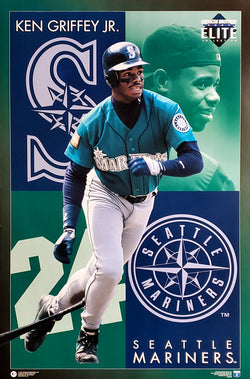 Ken Griffey Jr. "Elite" Seattle Mariners 1994 MLB Action Poster - Costacos Final Stock Collection