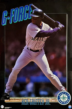 Ken Griffey Jr. "G-Force" Seattle Mariners 1993 MLB Action Poster - Costacos Final Stock Collection
