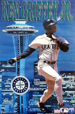 Ken Griffey Jr. "Skyline" Seattle Mariners Poster - Starline 1996