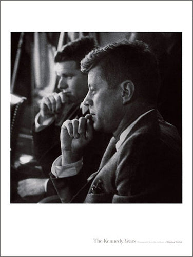 John F. Kennedy and Bobby "The Kennedy Years" Poster Print  (by Stanley Tetrick)