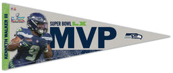 Kenneth Walker III Super Bowl LX (2026) MVP Seattle Seahawks Premium Felt Collector's PENNANT - Wincraft