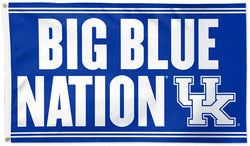 University of Kentucky Wildcats "Big Blue Nation" Official NCAA Deluxe 3'x5' Team Flag - Wincraft