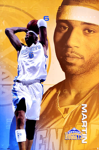 Kenyon Martin "Golden Slam" Denver Nuggets NBA Action Poster - Costacos 2005