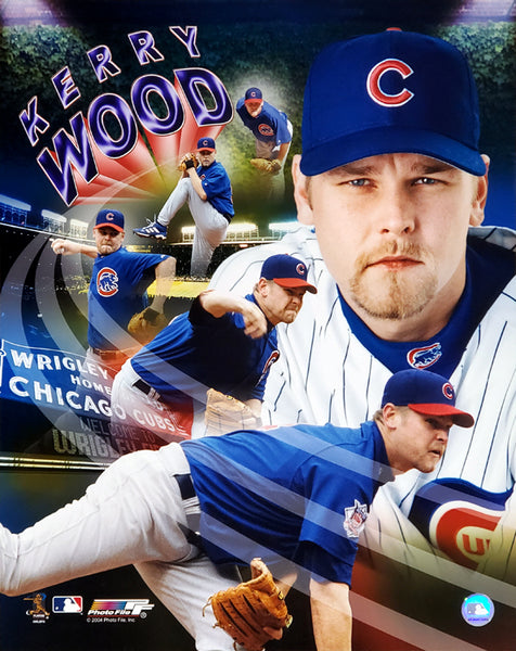 Kerry Wood "Superstar" Chicago Cubs Premium Poster Print - Photofile 16x20