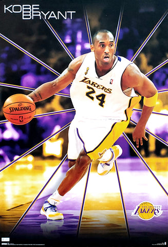 Kobe Bryant "Drive" Los Angeles Lakers NBA Action Poster - Costacos 2009