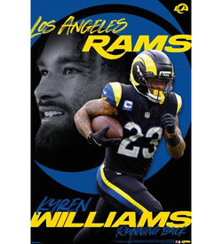 Kyren Williams "Trailblazer" Los Angeles Rams NFL Action Wall Poster - Costacos 2026