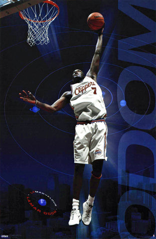 Lamar Odom "LaMarvelous" Los Angeles Clippers Action NBA Poster - Costacos 2000
