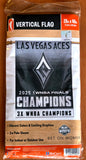 Las Vegas Aces 2025 WNBA Champions Official 28x40 Commemorative Wall Banner - Wincraft