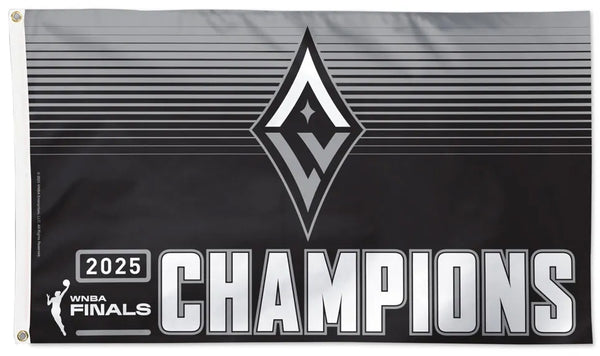Las Vegas Aces 2025 WNBA Champions Official Commemorative 3'x5' Flag - Wincraft Inc.