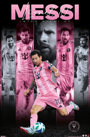 Lionel Messi "Dynamo" Inter Miami CF MLS Soccer Action Poster - Costacos 2026