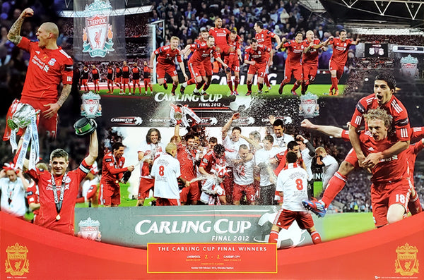 Liverpool FC Carling Cup Winners 2012 Commemorative Wall Poster - GB Eye (UK)